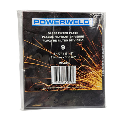 PowerWeld Dark Welding Helmet Filter Shades 4.5x5.25