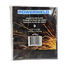 PowerWeld Dark Welding Helmet Filter Shades 4½" x 5¼" Polycarbonate