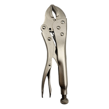 10" Locking Pliers with Curved Jaw & Wire Cutter
