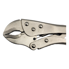 10" Locking Pliers with Curved Jaw & Wire Cutter