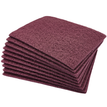 Abrasive Hand Pads 6" x 9" Non-Woven (Pack of 10)
