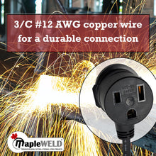 240V to 120V Welder Plug Power Adapter, NEMA 6-50R to 5-15P