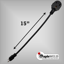 240V to 120V Welder Plug Power Adapter, NEMA 6-50R to 5-15P