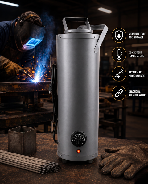 PowerWeld Portable Electrode Oven for Welding Rod Storage