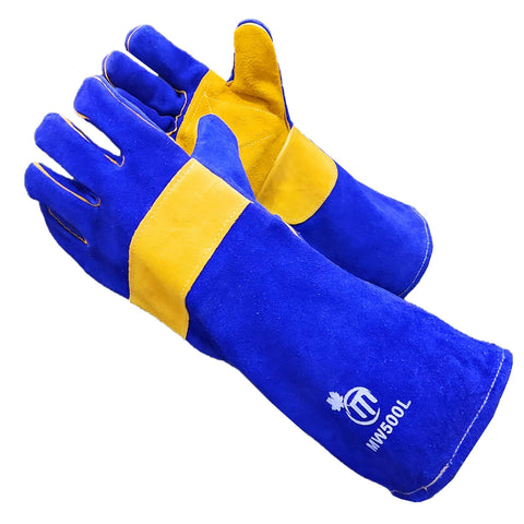 MapleWeld MW500 split leather Stick/MIG welding gloves