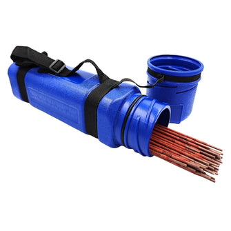 Welding Rod Canister 15" Blue with Adjustable Strap
