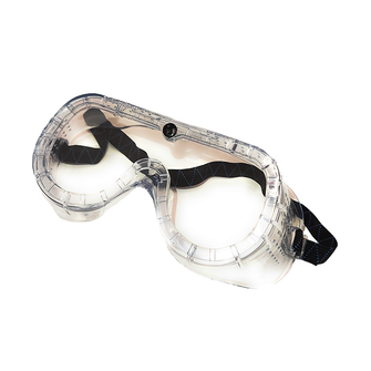Clear Safety Goggles Polycarbonate Lens Soft Vinyl Frame for Dry Cutting, Sanding and Grinding.