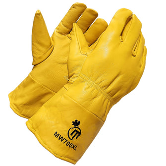 MW700 Goatskin Stick/MIG Fleece Lined Welding Gloves