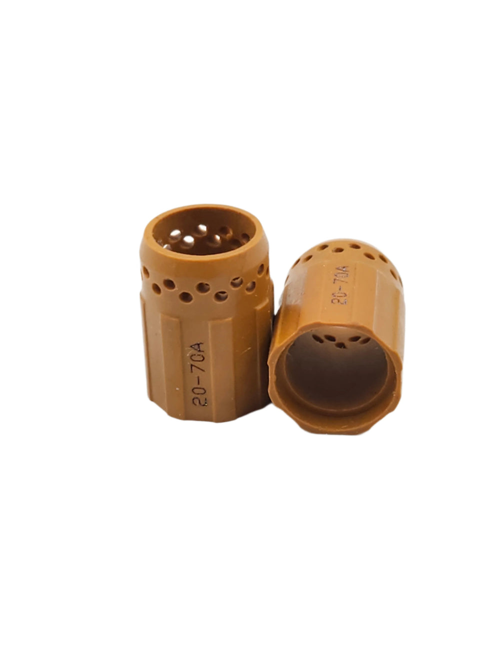 Tan 20-70 A plasma torch shield caps for the SanRex SanCut638