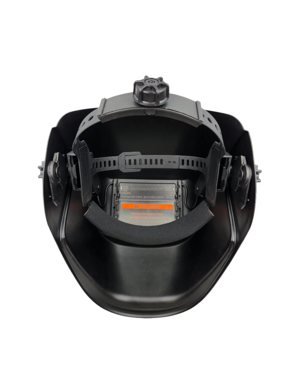 Auto-Darkening Welding Helmet – Solar-Powered Variable Shade 9-13 Black Welding Helmet
