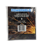 PowerWeld Dark Welding Helmet Filter Shades 4½" x 5¼" Polycarbonate