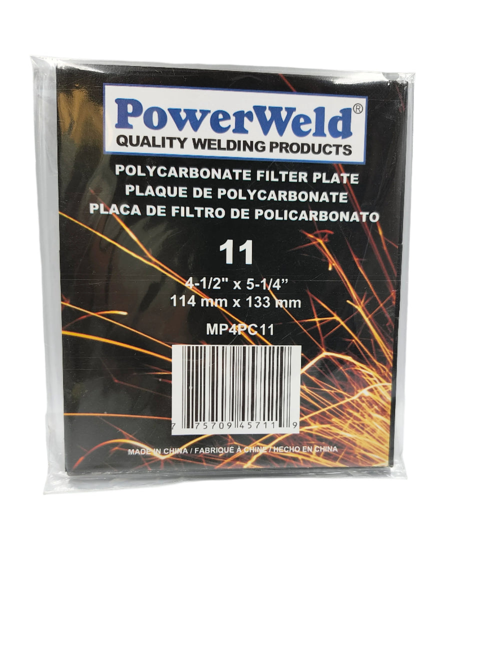Dark Welding Helmet Filter Shades 4.5" x 5.25" Polycarbonate