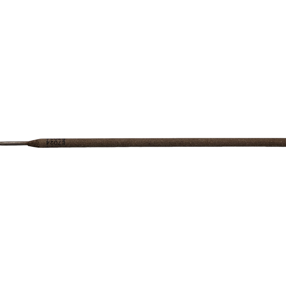 E7024 stick electrode close-up - MapleWeld
