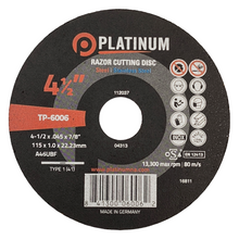 Razor Cutting Discs  - Type 1 (Flat Center)