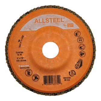 All Steel Flap Discs - Trimmable