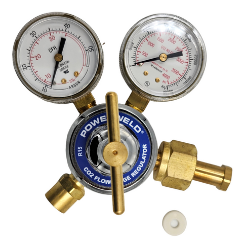 PowerWeld R15 Carbon Dioxide CO2 Regulator - CGA-320