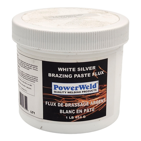 PowerWeld white low temp silver brazing flux paste for HVAC and plumbing - MapleWeld Canada
