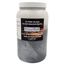 Black High Temp Silver Brazing Flux Paste