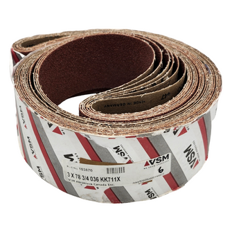 KK711X Aluminum Oxide Fiber Grinding Belt