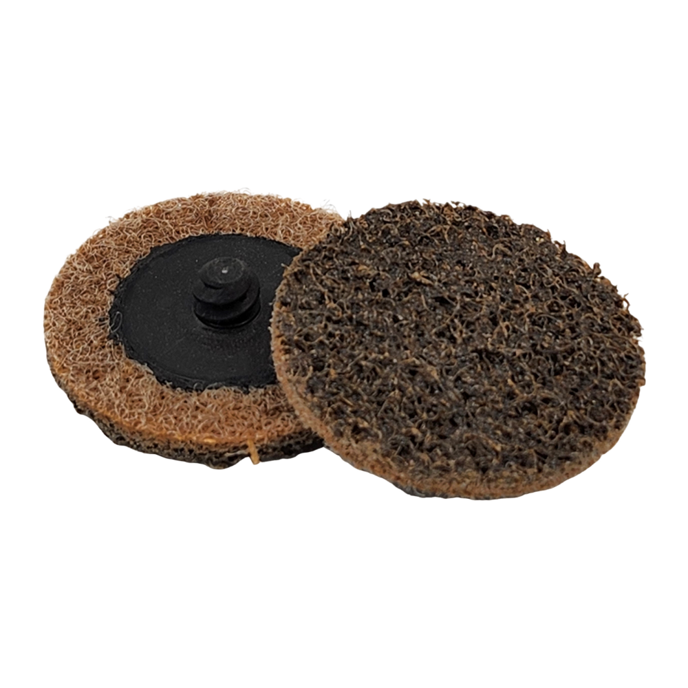 VSM Quick Twist non-woven disc mounted for surface conditioning