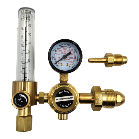 PowerWeld Compact Argon Flowmeter Regulator - CGA-580
