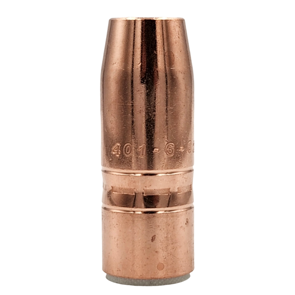 401 Series (5-Pack) MIG Nozzles Tregaskiss Style  401-6-50, 401-6-62, 401-6-75