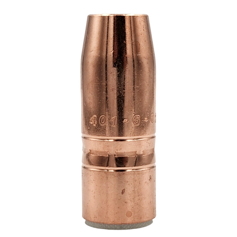401 Series (5-Pack) MIG Nozzles Tregaskiss Style  401-6-50, 401-6-62, 401-6-75
