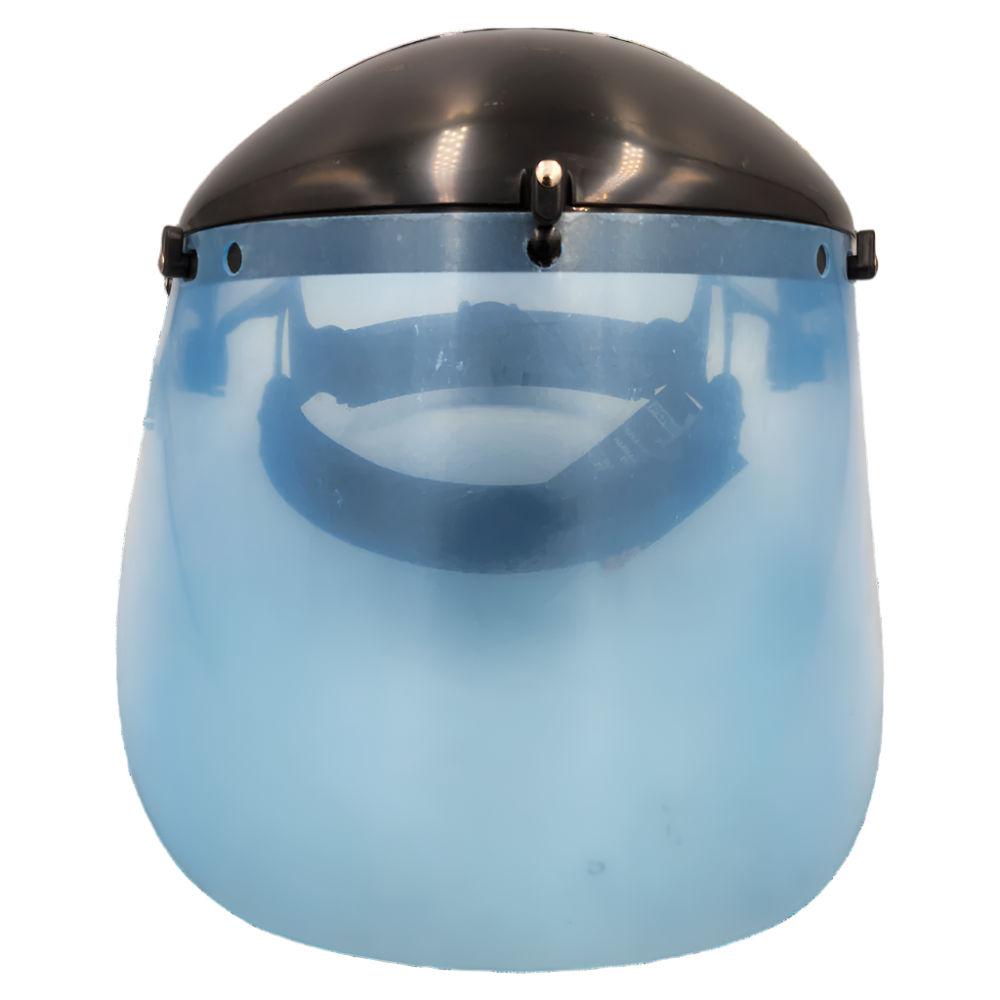 Grinding Face Shield Headgear – 9 x 15 Visor ANSI Z87.1 Face Shield