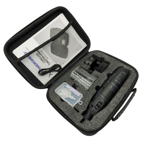 PowerWeld cordless tungsten grinder for TIG electrode sharpening - MapleWeld Canada
