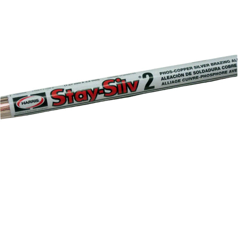 Harris Stay-Silv 2% silver brazing alloy 28 stick tube for plumbing and HVAC - MapleWeld Canada