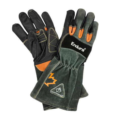 Superior Glove Endure black TIG welding gloves, Kevlar-woven goatskin