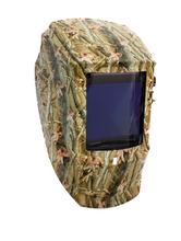 Roll over image to zoom in Maple Camo Welding Helmet with Hard Hat, Adaptors, Carry Bag and Additional Pair of Clear Safety Plates for Welding on site