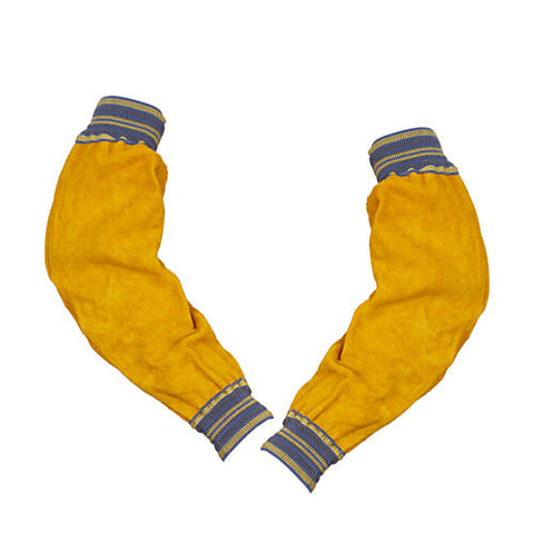 Tillman 18 inch cowhide leather welding sleeves, Kevlar-stitched split leather sleeves