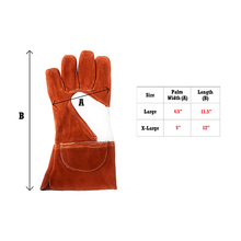 MW800 Kevlar® Stick/MIG Cotton Lined Welding Gloves