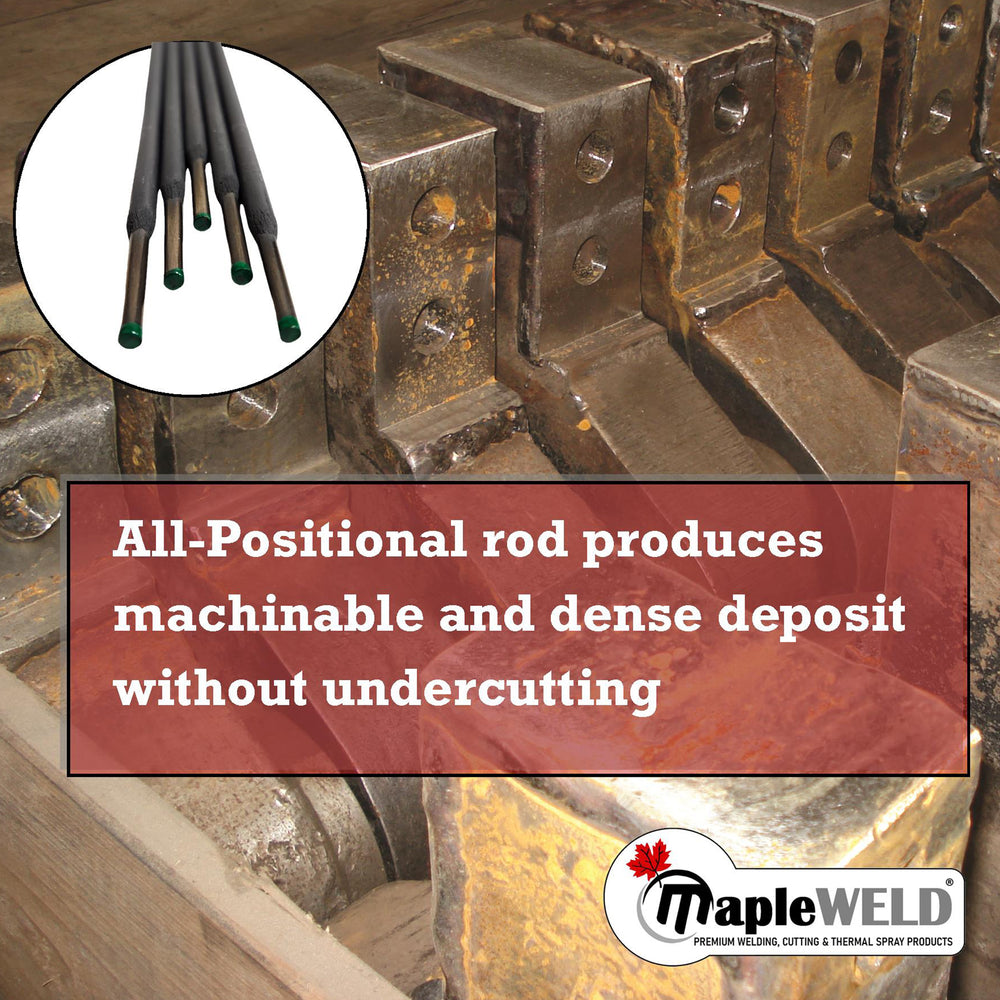 MapleWeld E40 Dirty Cast Iron Stick Welding Electrodes