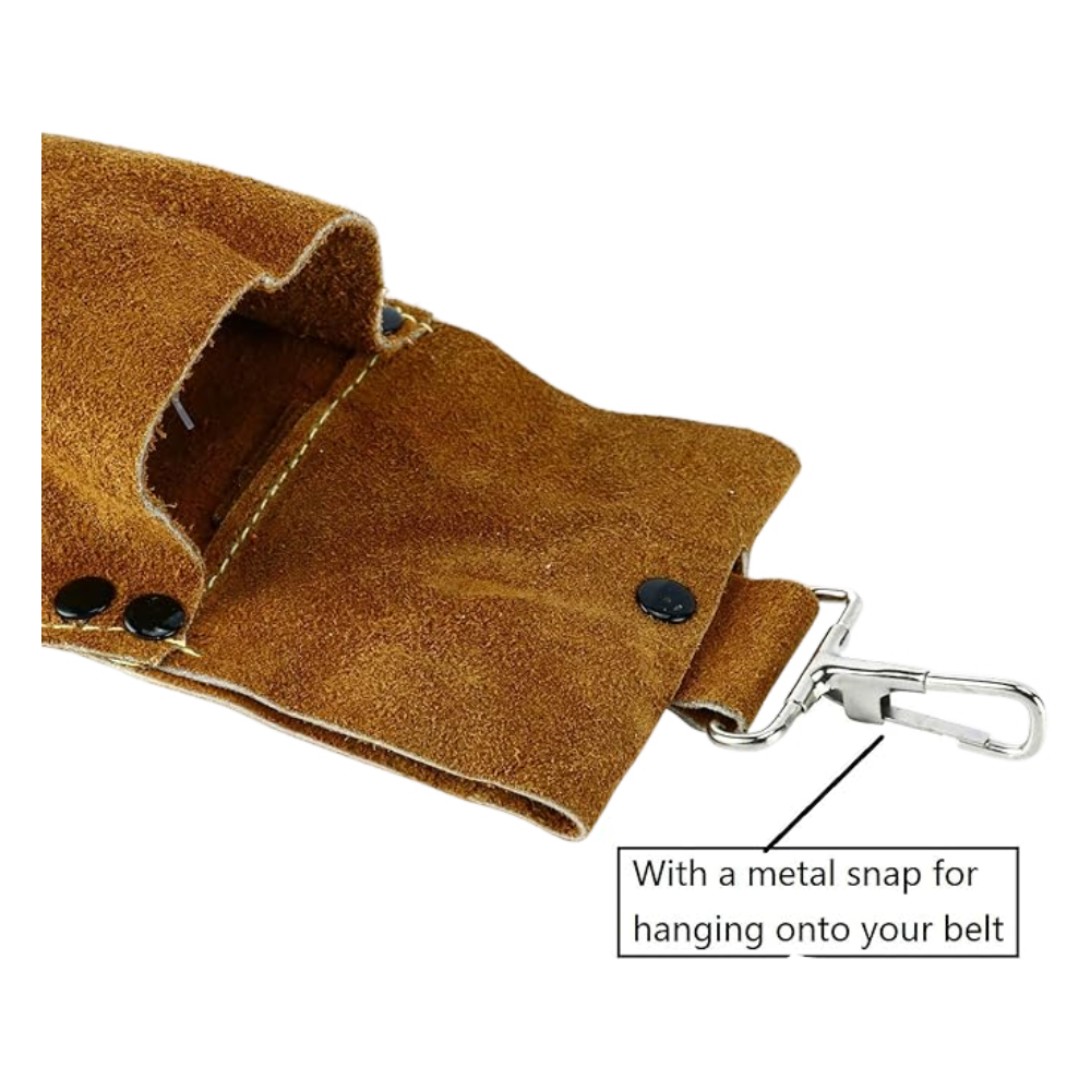 Leather Welding Rod Pouch with Kevlar Stitching