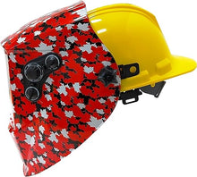 Red Maple Welding Helmet and Hard Hat Combo - Ultimate Comfort, Clarity, and Safety On-Site