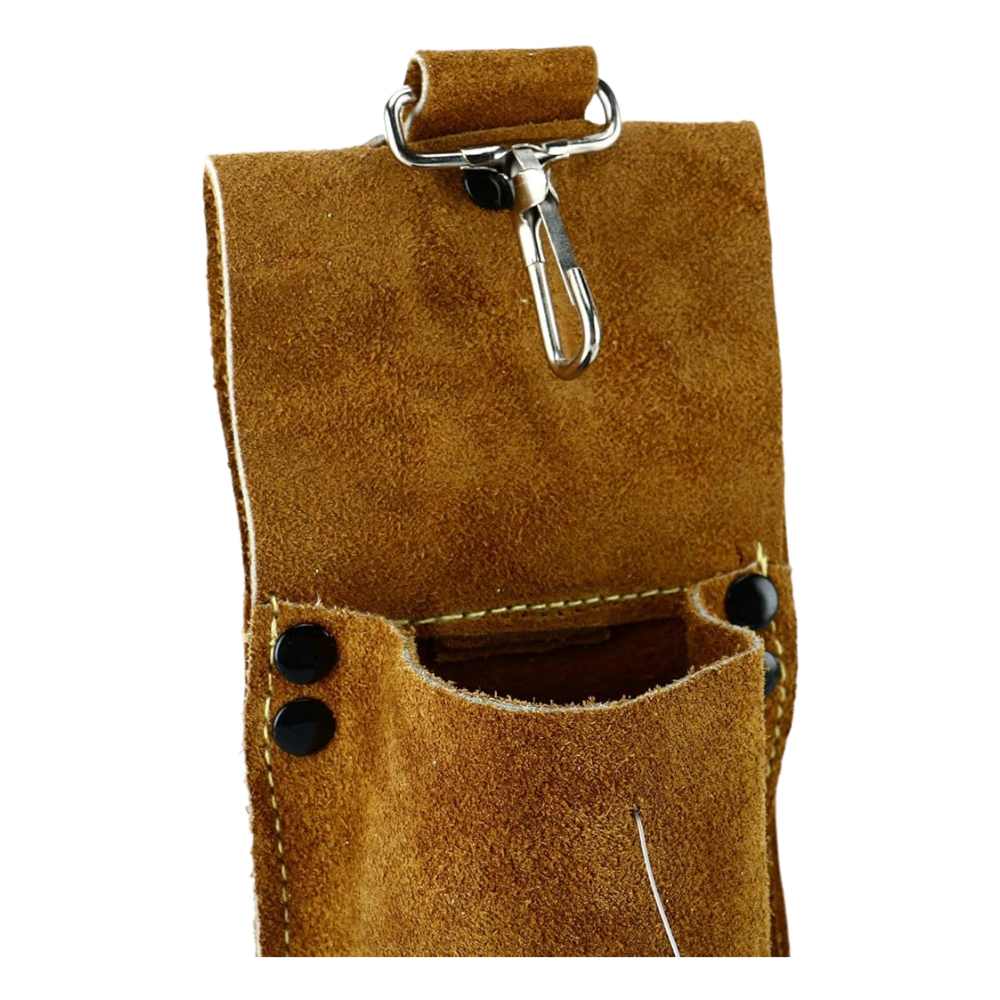 Leather Welding Rod Pouch with Kevlar Stitching
