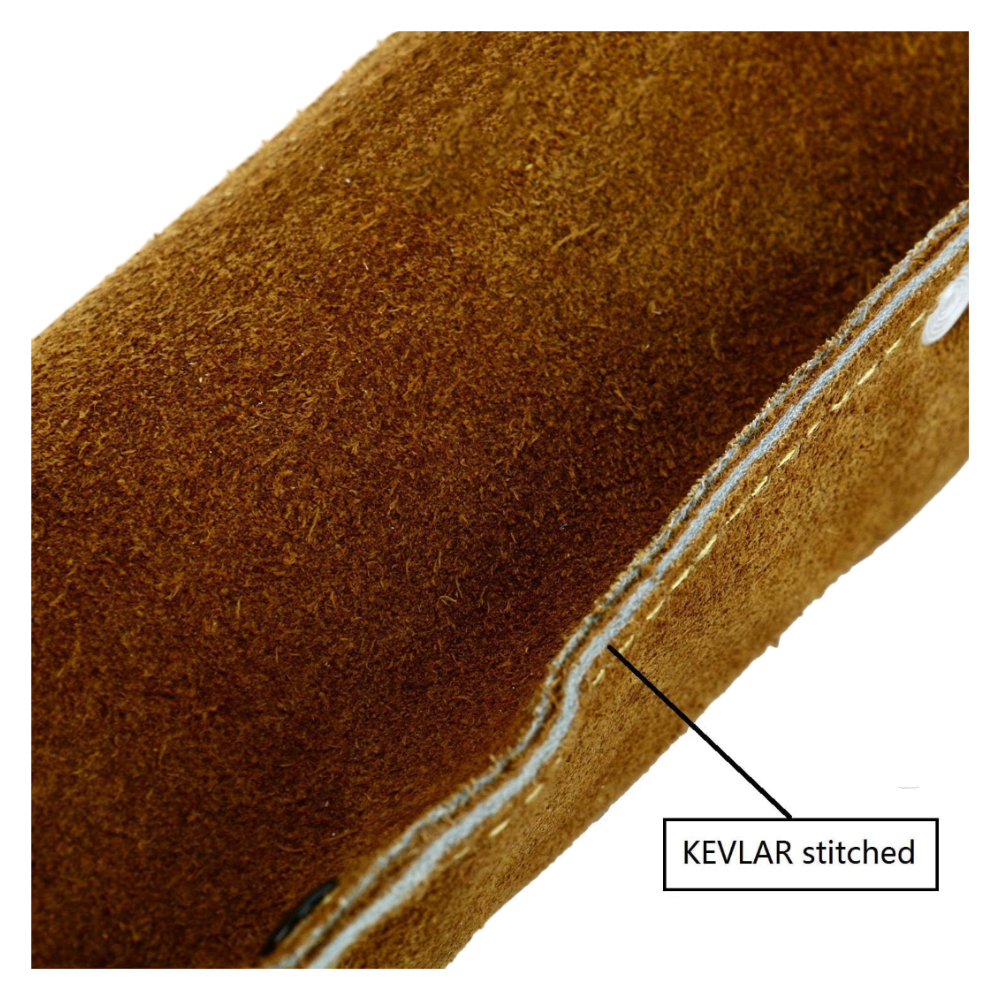 Leather Welding Rod Pouch with Kevlar Stitching
