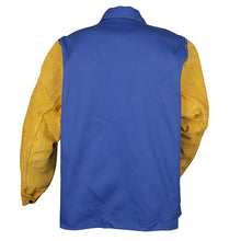 FR7A Tillman Flame-Resistant Cotton Welding Jacket with Leather Sleeves