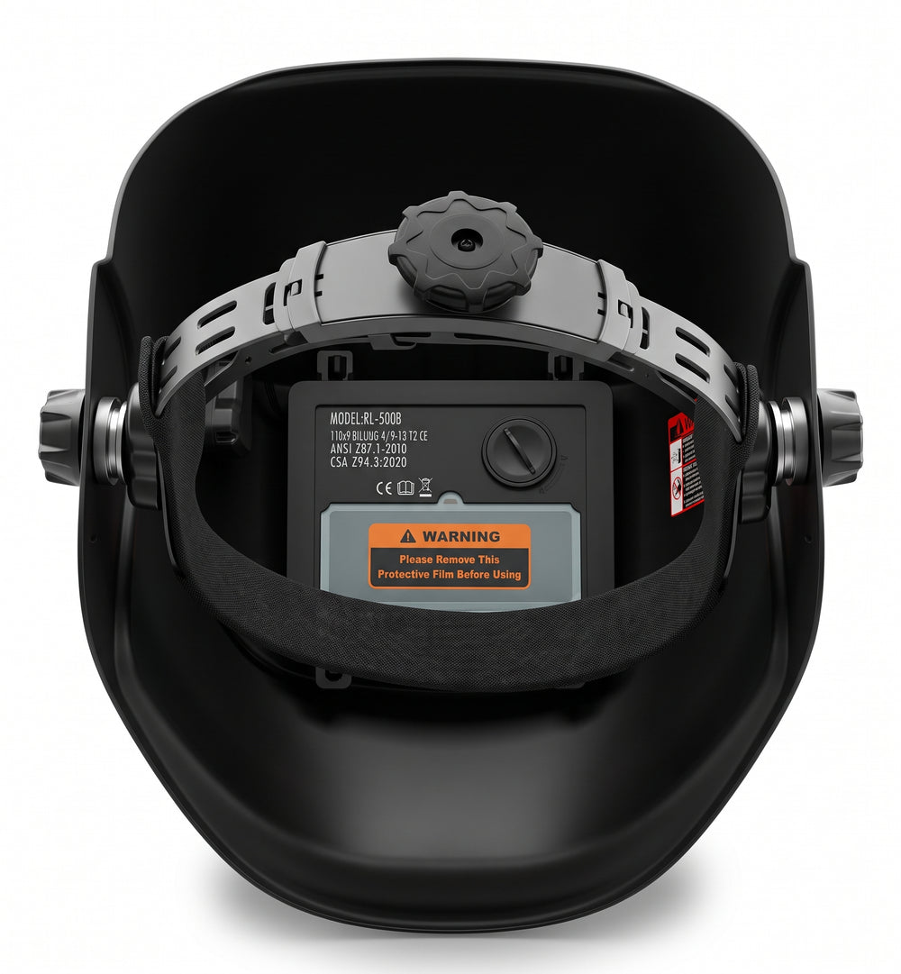MapleWeld AeroView 60 Auto-Darkening Welding Helmet (DIN 3/11, Optical Class 1/1/1/2)