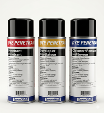 Red Dye Penetrant, Cleaner & Developer 16 oz