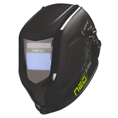 Optrel NEO P550 welding helmet, green and black