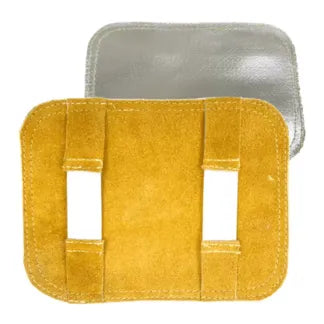 PowerWeld double-layer heat reflective back of hand pad, welding glove overlay