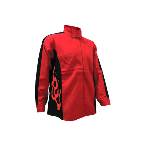 Platinum FR5 cotton welding jacket, flame-resistant lightweight welder's jacket