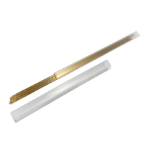 RBCuZn-C Bare Low Fuming Bronze 1/16" - 3/32" Brass Brazing Rod 18\" Long in 1lb Sleeve