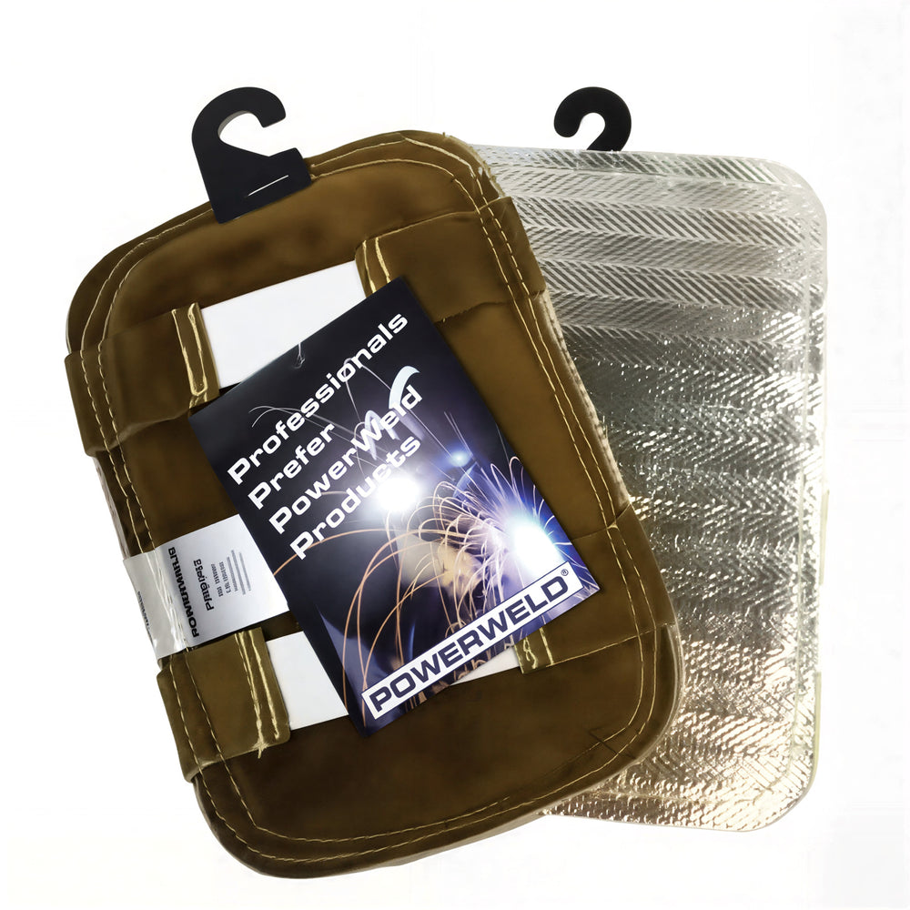 PowerWeld triple-layer back hand pad, heavy-duty welding glove overlay