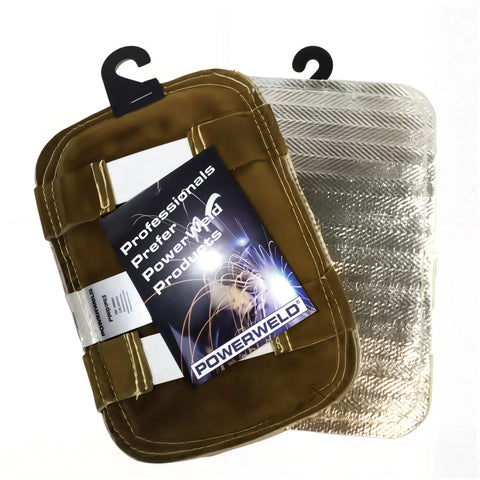 PowerWeld triple-layer back hand pad, heavy-duty welding glove overlay