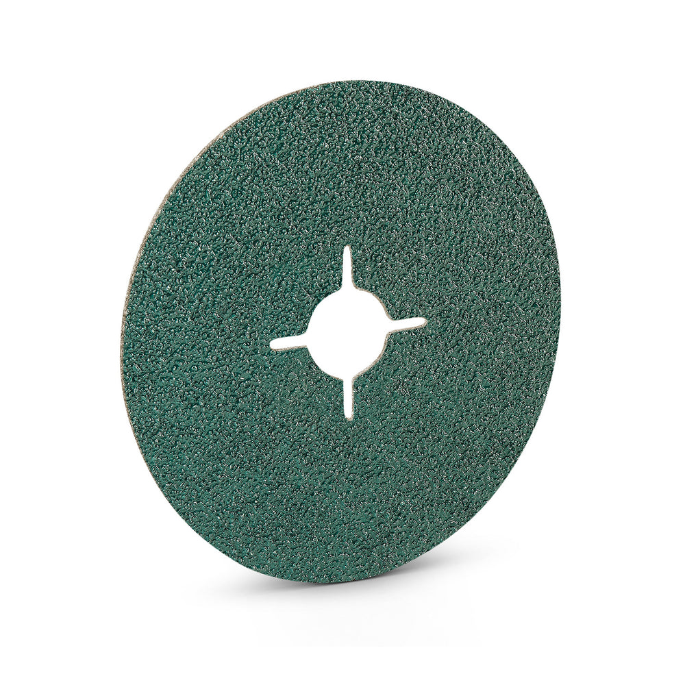 VSM ZF713 zirconia alumina fiber disc for aggressive low-pressure grinding