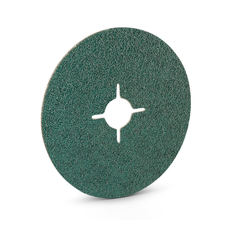 VSM ZF713 zirconia alumina fiber disc for aggressive low-pressure grinding
